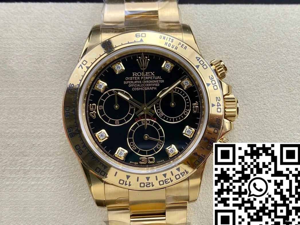 Diamond-set Clean Daytona M116508-0008 Factory Rolex Dial Cosmograph 1228